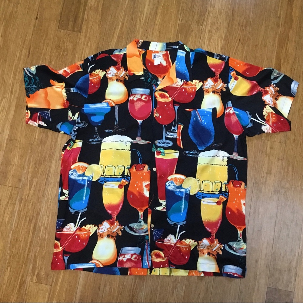 Mens Cocktail Theme Hawaiian shirt